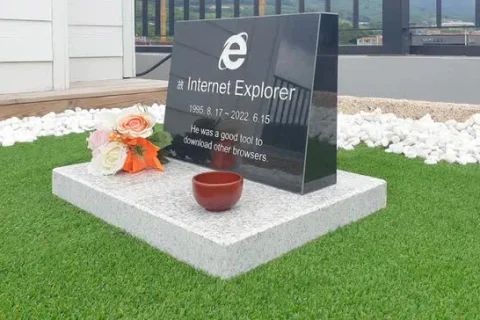 Khai tử Internet Explorer đã được “dựng mộ” tiếc thương tại Hàn Quốc