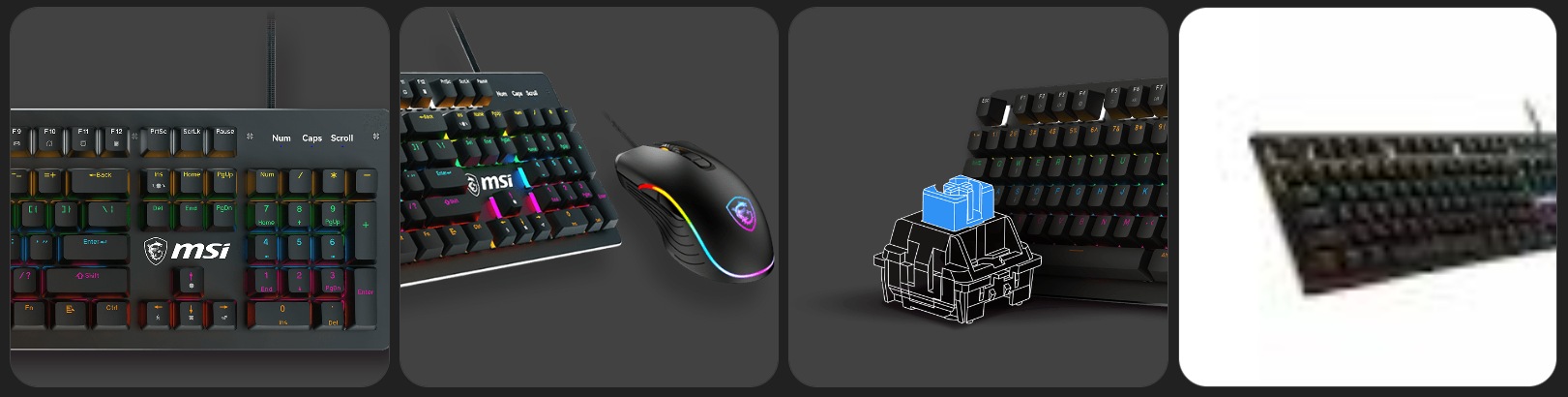 Bàn phím CƠ MSI FORGE GK300