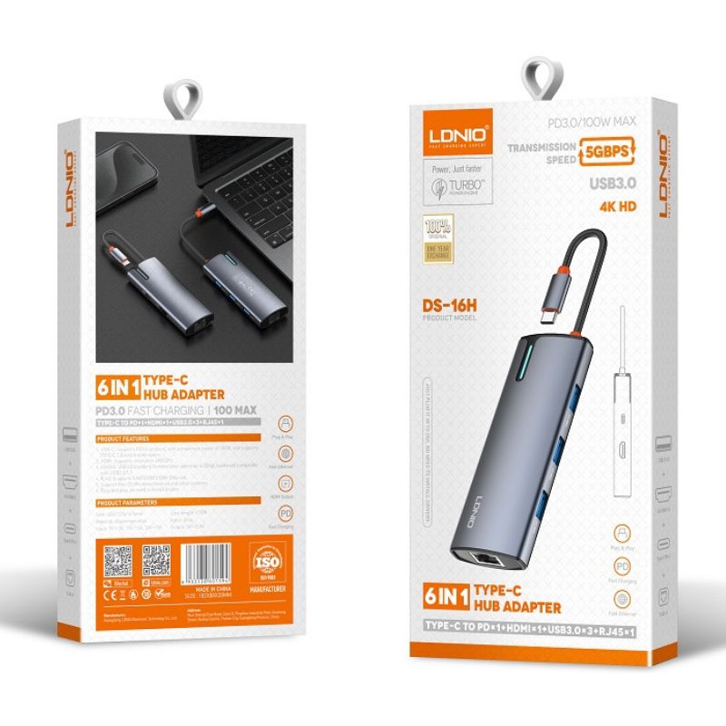 Bộ chuyển Type C DS 16H